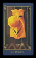 King Of Teacups Alice In Wonderland Tarot Card Single