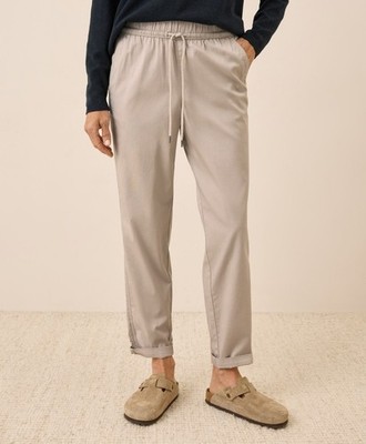 Pact Women's XXL Organic Cotton Daily Twill Tapered Leg High Rise Pants