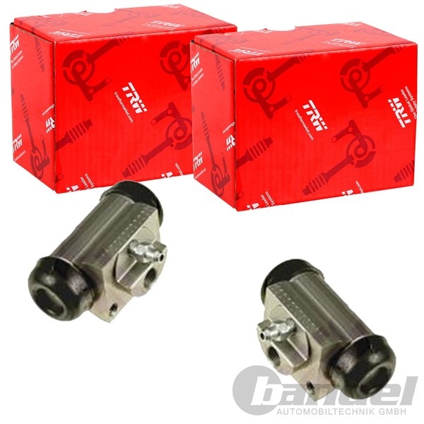 2X Trw Radbremszylinder 20,64Mm Passend FüR Toyota Yaris Trommelbremse | BWF371-image