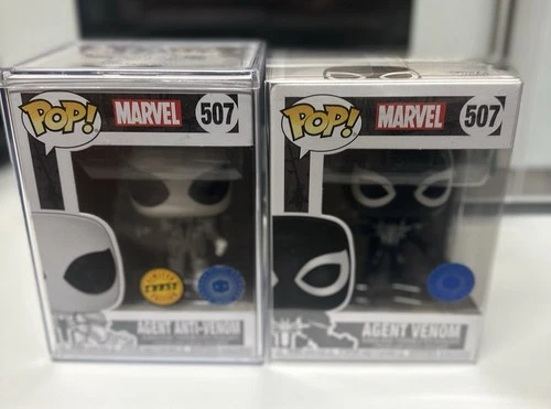 Funko Pop! Marvel Agent Anti-Venom Chase&Common #507 Pop in a Box Exclusive