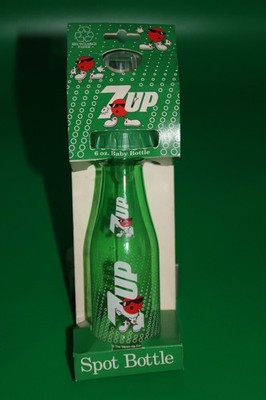 Vintage 7up Spot bottle Baby Bottle 6 Oz Antique Original New In Box