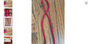 2 New red chair tie tassels — photo 2