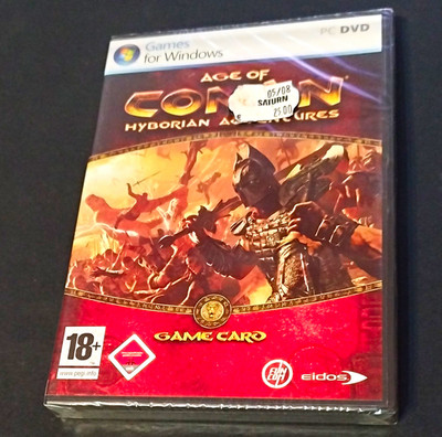 Eidos Age of Conan: Hyborian Adventures PC DVD Rollenspiel Game Card PAL    