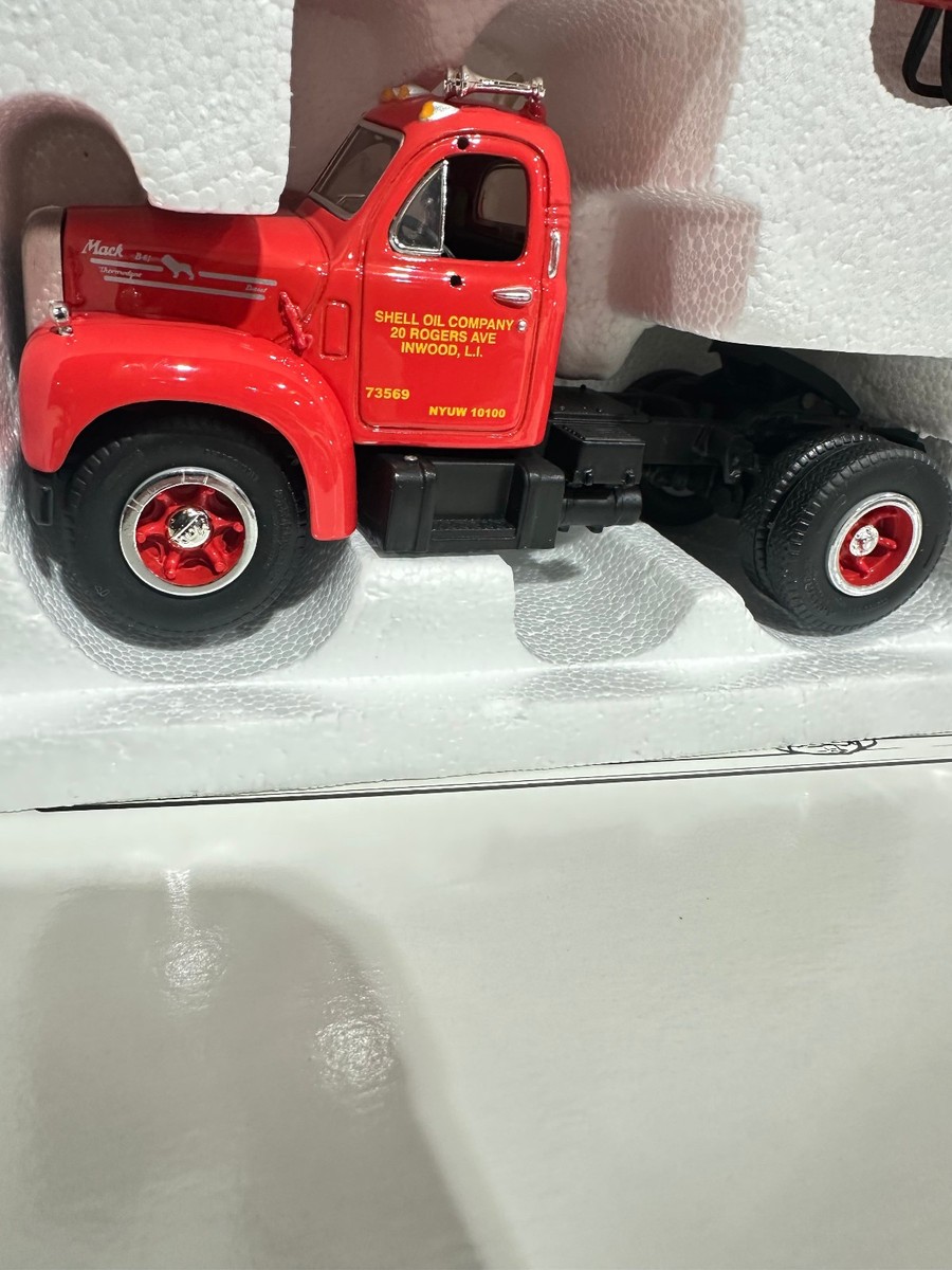 Shell Oil 1960 Mack B-61 Truck With Tanker Trailer By First Gear 1