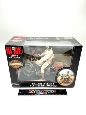 Hasbro GI Joe Harley Davidson Motorcycles U.S. ARMY COURIER & WLA