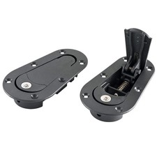 AeroCatch Quick Release Bonnet/Boot Pin Catches Above Panel Locking In Black