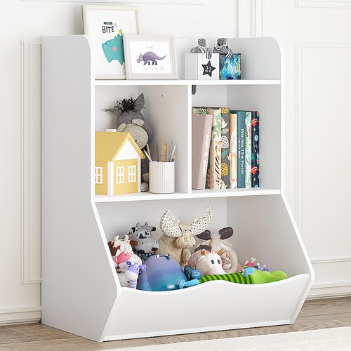 Toy Storage Organizer, 40" Kids Toy Storage Cubby with Bins,Toy Boxes and Sto...