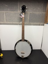 Fender 5-String Closed Back Banjo Polished Wood CLEAN  Remo