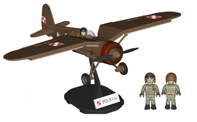 Cobi 5742 - Historical Collection - World War II - PZL P-11C - New