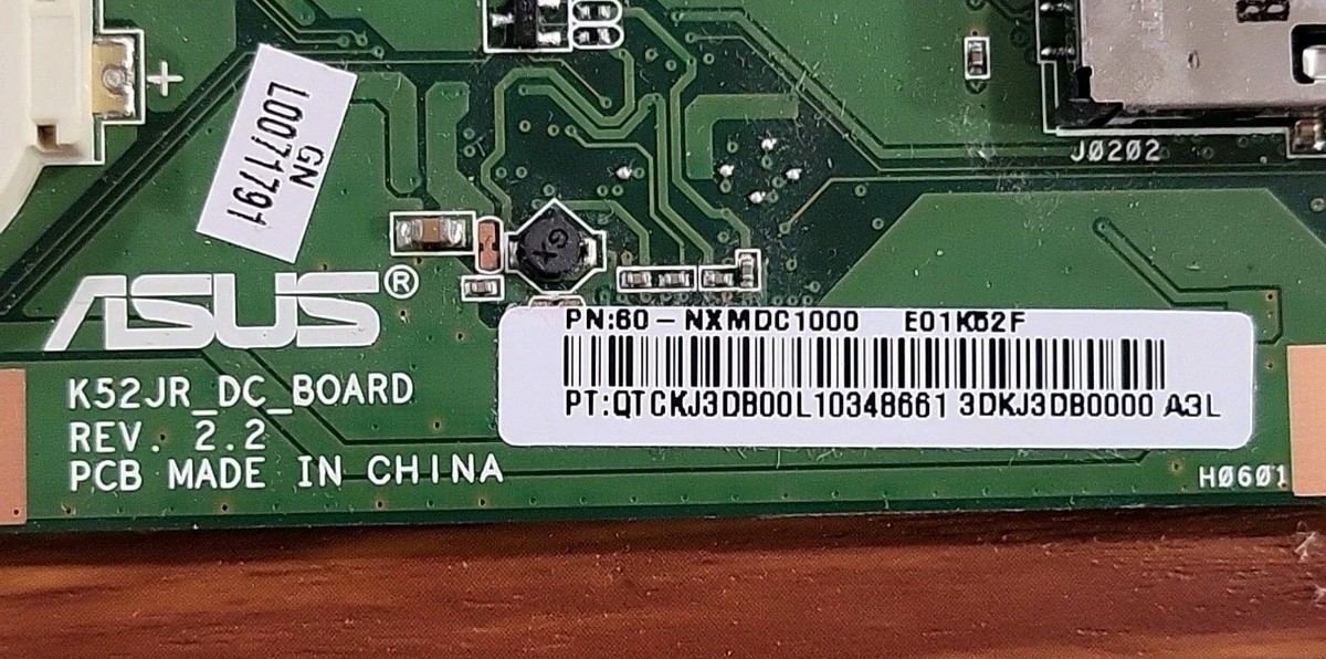 ASUS K52J K52JR K52JC K52DR X52F K52F X52J POWER BUTTON DC JACK 60 ASUS K52J K52JR K52JC K52DR X52F K52F X52J POWER BUTTON DC JACK 60