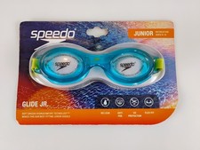Speedo JUNIOR Unisex Blue Goggles Latex-free, UV Protection, Anti-fog Ages 6-14