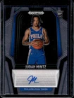 2024-25 Panini Prizm Black Judah Mintz RC Auto Autograph #RS-MIN 76ers Rookie