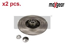 X2 PCS REAR BRAKE DISC SET LEFT AND RIGHT 19-1965 MAXGEAR I