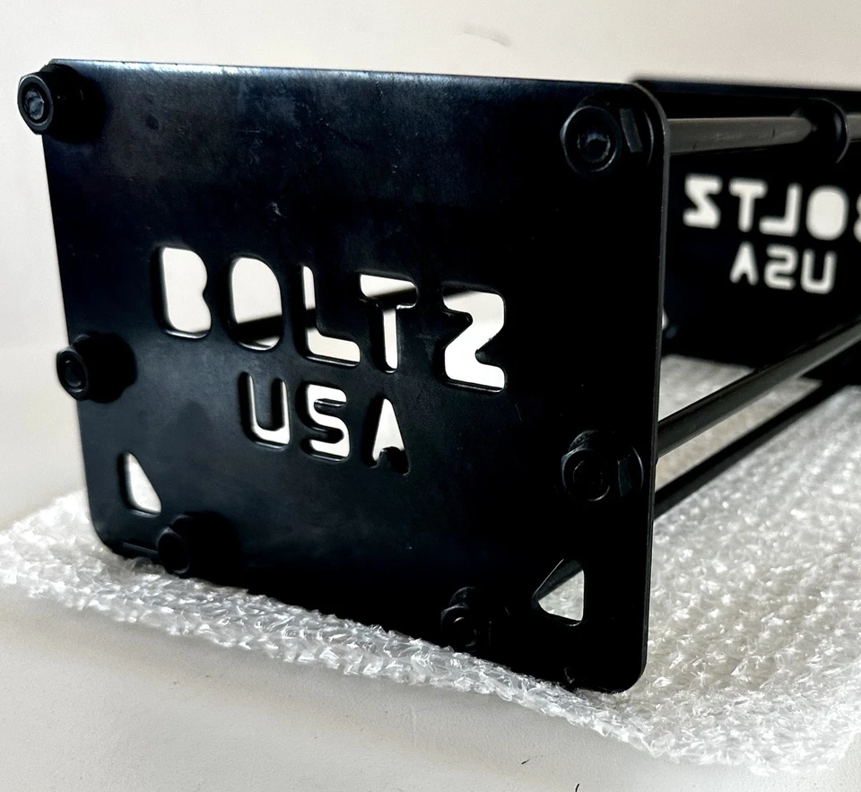 BOLTZ (25) Estante de Música para CD Soporte de Pared Libre Almacenamiento de Medios Acero EE. UU. RARO Foto 2 de 4