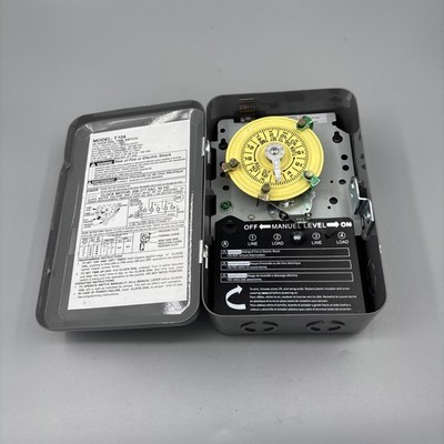 T104 Mechanical Timer Switch, 208 277 VAC 40 Amp,Pool Pump Switch