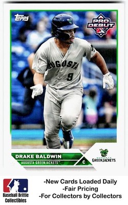 2023 Topps Pro Debut #PD-123 Drake Baldwin RC Rookie Atlanta Braves