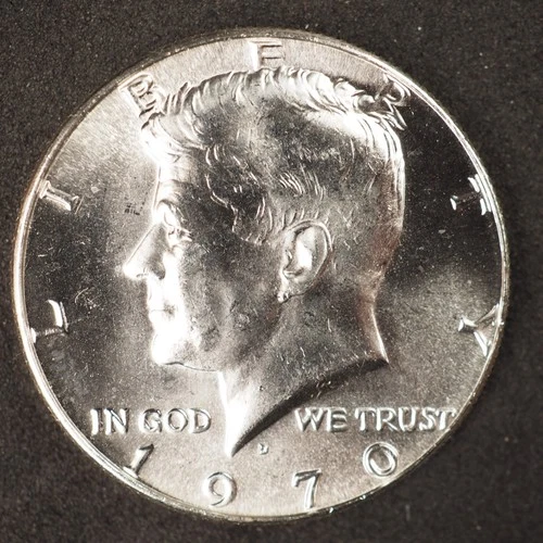 1970 *D*KENNEDY  SILVER HALF   DOLLAR UNC***NICE !*** FREE SHIPPING! C2308