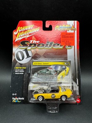 Johnny Lightning 1976 Chevy Camaro Yellow Street Freaks The Spoilers Diecast  E4