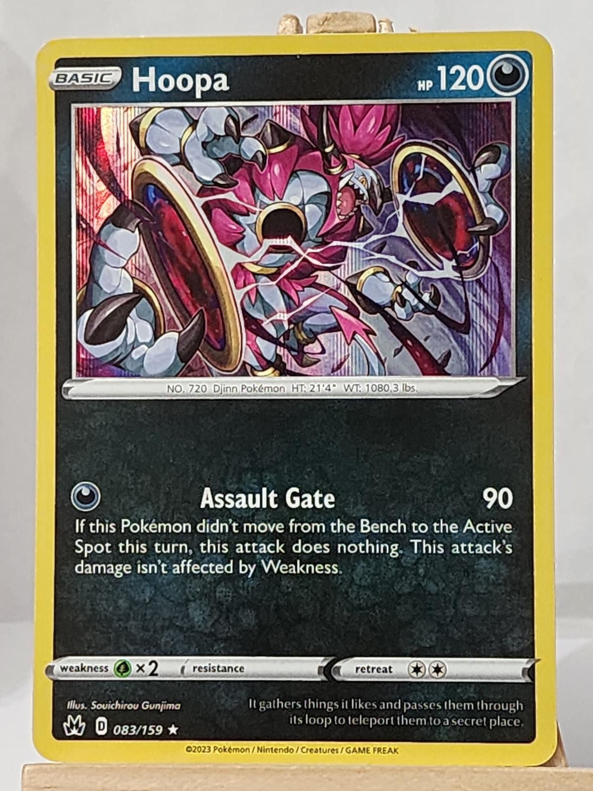 Hoopa 083/159 Holo Rare Crown Zenith Pokemon Near Mint