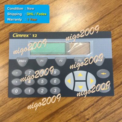 Operator Button Film Fit for Beijer MAC CIMREX 12 E12 Type 04310 DHL Fedex Post