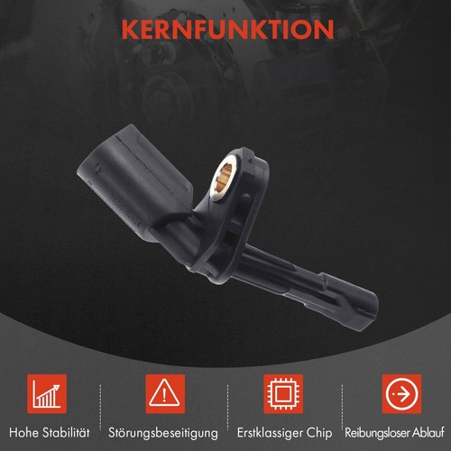 2x ABS Sensor Hinten Links Rechts für für VW Golf V VI Passat Audi A3 A1 Q3 TT - Bild 4 von 10