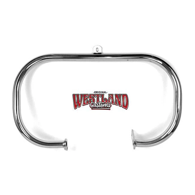 Paramotore per Softail Cromato Harley Davidson FLST 86-99 Diametro 32mm Heritage - Immagine 2 di 4