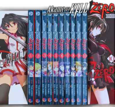 Complete Set Manga!! Akame ga Kill Zero By Takahiro English version Vol.1-10 DHL