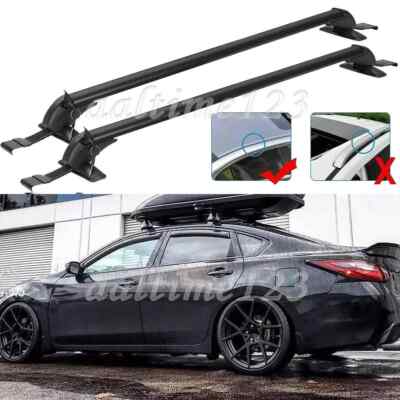 For Nissan Maxima SL Sedan 43.3'' Car Top Roof Rack Cross Bar Lock Cargo Luggage