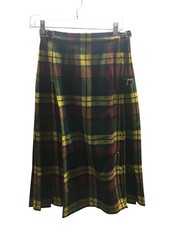 Vintage Laird-Portch Size 12 Skirt Kilt Wrap Women's Pleated Of Scottland