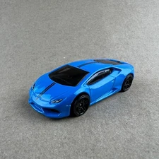 Hot Wheels Lamborghini Huracan LP 610-4 Blue Exclusive 1:64 Diecast Car Loose