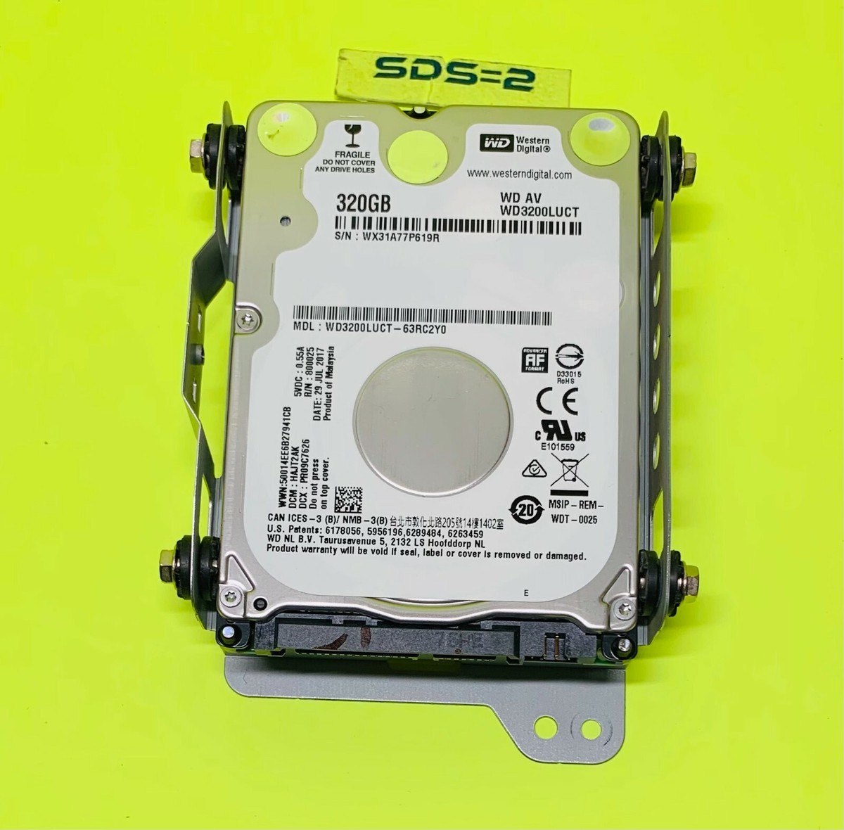 Genuine Ricoh Hard Drive HDD W. Firmware for MP 6503 7503 9003