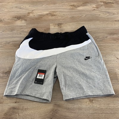 nike white sweat shorts