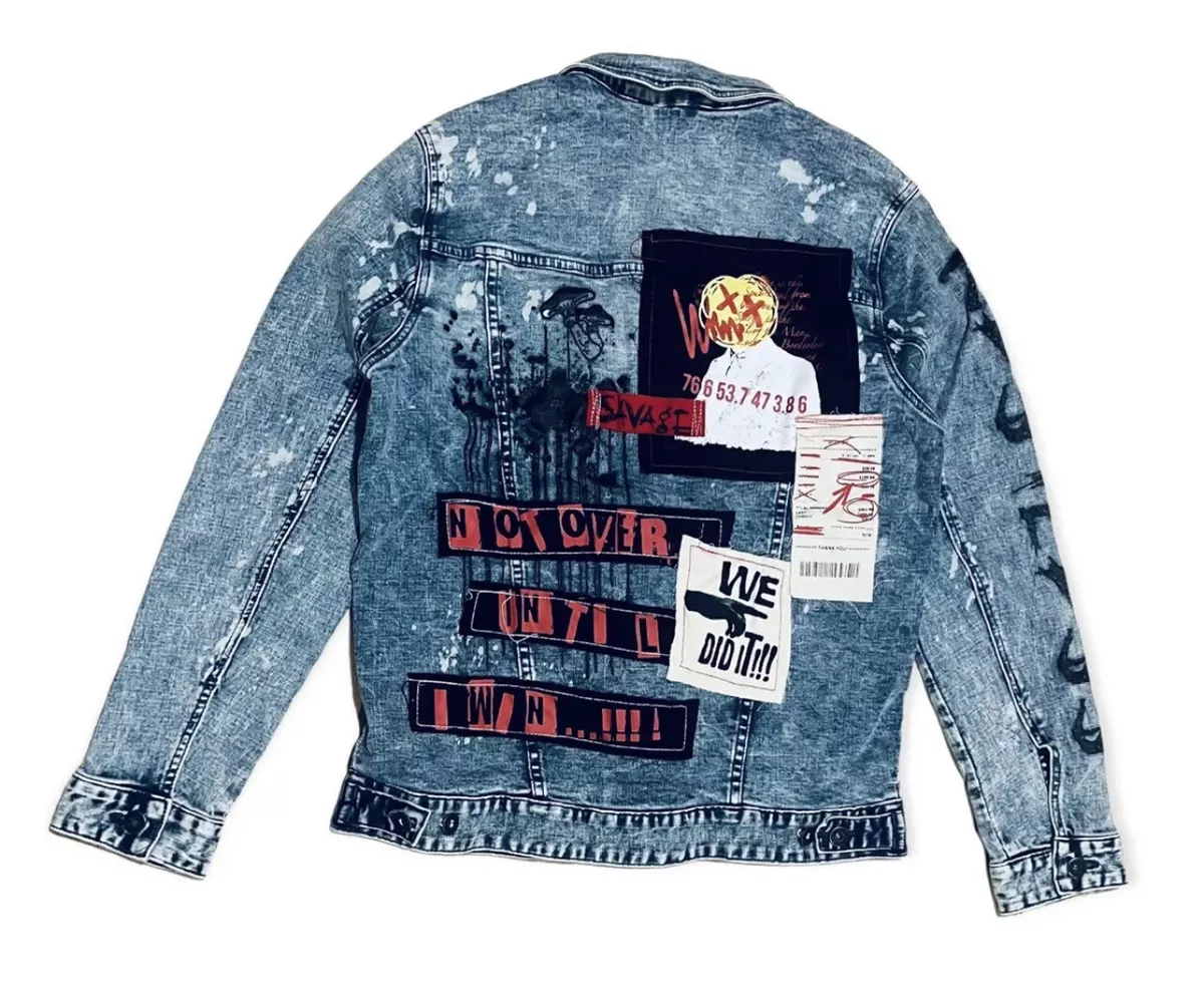 Graffiti denim jacket 2025