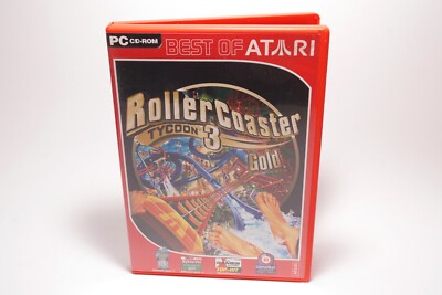 Roller Coaster Tycoon 3 Gold Best of Atari PC CD inkl Soaked OVP ohne Anleitung