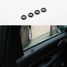 4x Carbon Fiber Inner Door Lock Bolt Pins Ring Cover Bezel For Dodge Durango 11+