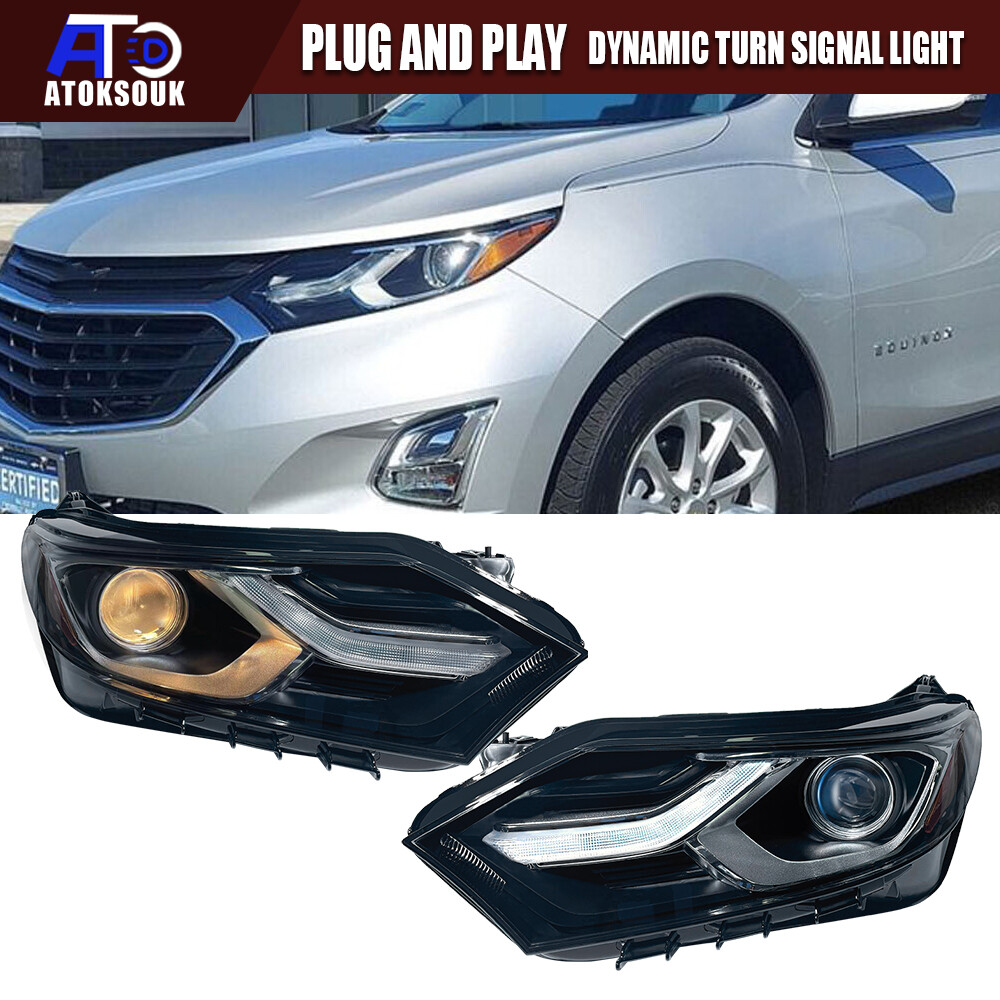 2018-2020 Chevy Equinox Factory Halogen LED DRL Headlight Headlamp - Passenger - Foto 8