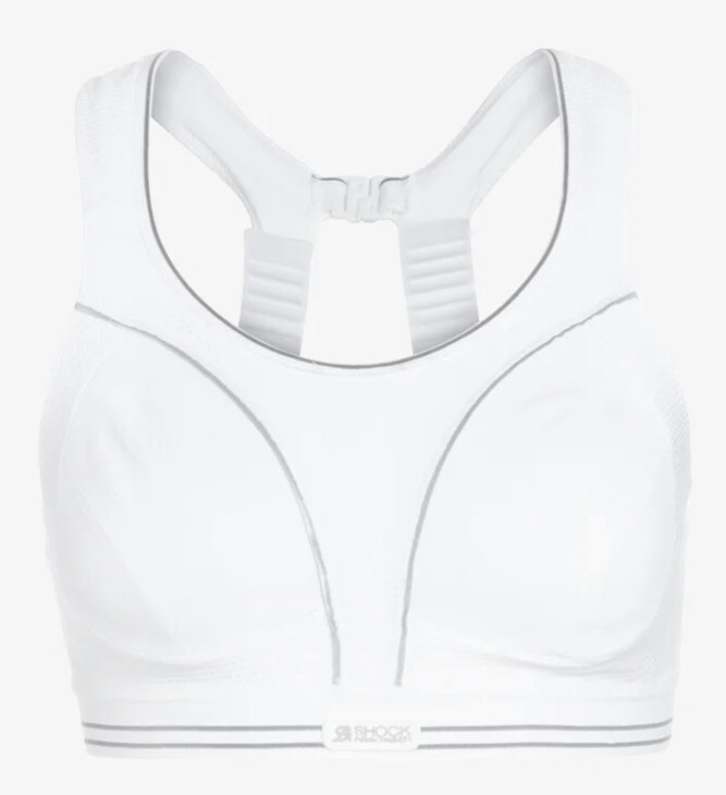 NEW WITH TAGS SHOCK ABSORBER EXTREME BOUNCE CONTROL WHITE SPORTS BRA