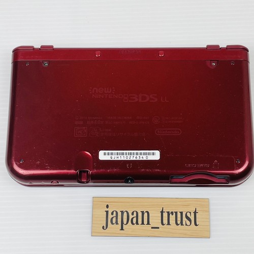 Consola NINTENDO NEW 3DS XL LL roja metálica versión japonesa. Trabajo probado - Imagen 6 de 24
