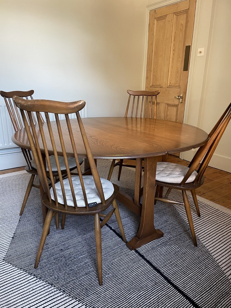 Ercol dining table and chairs