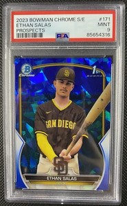 Ethan Salas 2023 Bowman Chrome Sapphire Edition #BCP-171 Ethan Salas 2023 Bowman Chrome Sapphire Edition #BCP-171
