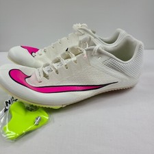 Nike Zoom Rival Sprint Mens 9 Womens 10.5 Track  Field Shoes Spikes DC8753-101