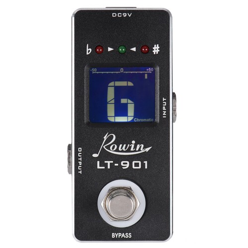 High Precision Guitar Bass Chromatic Tuner Pedal True Bypass LCD Display Metal - Picture 2 of 10
