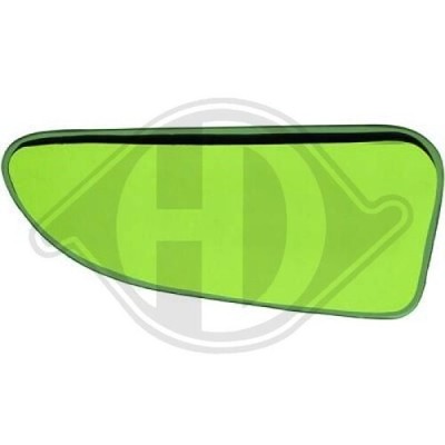 Verre Miroir Droit Diederichs 2215226 - Rétroviseur Volkswagen Golf VI - Qualité Premium
