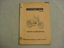 Vintage Motorcycle Bridgestone 90 Parts Catalogue catalog 1966