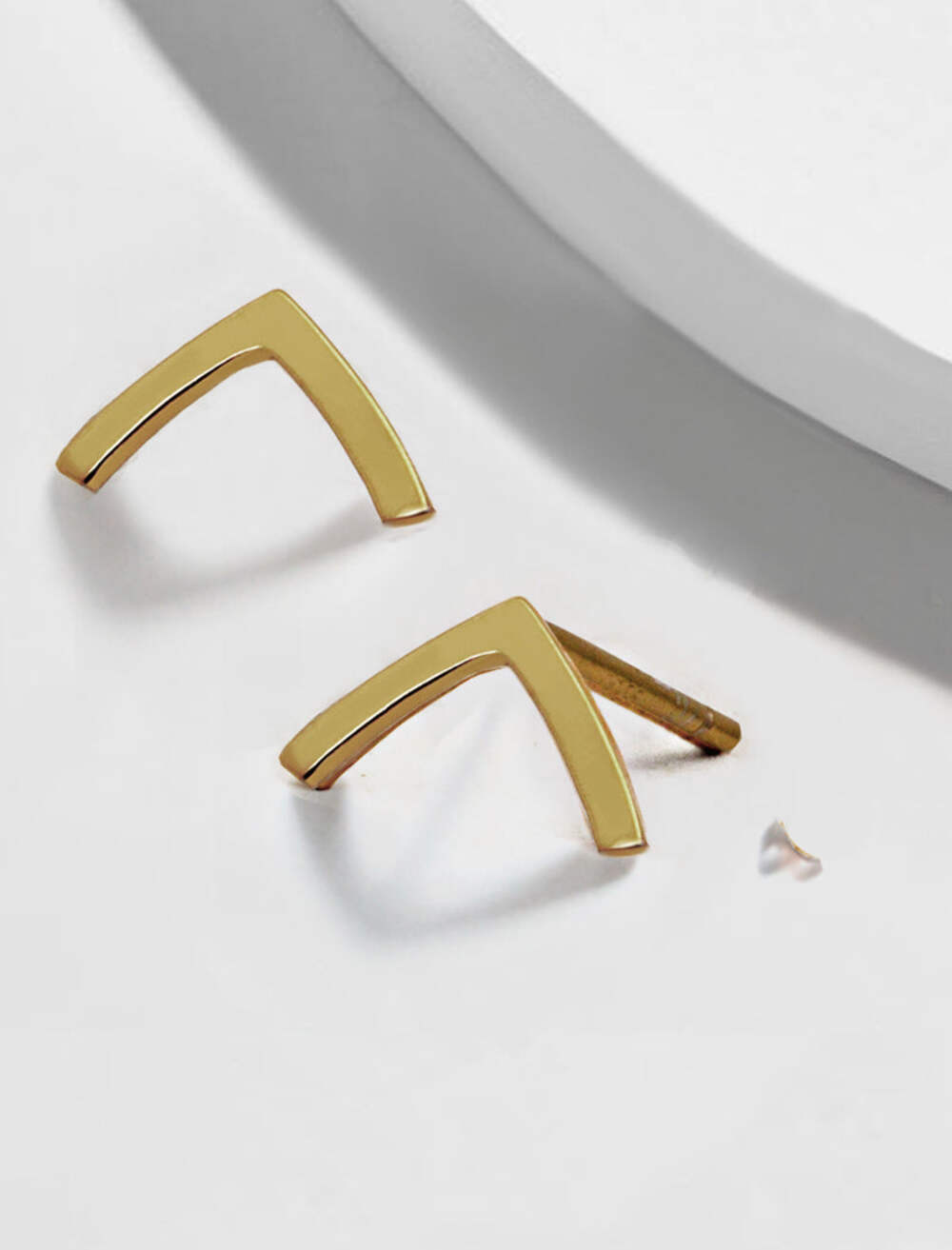TRILL 2-Way Wishbone Stud Earrings | 925 Sterling Silver