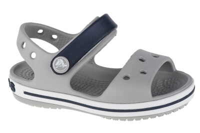 Sandalen für Jungen, Crocs Crocband Sandal Kids, Grau