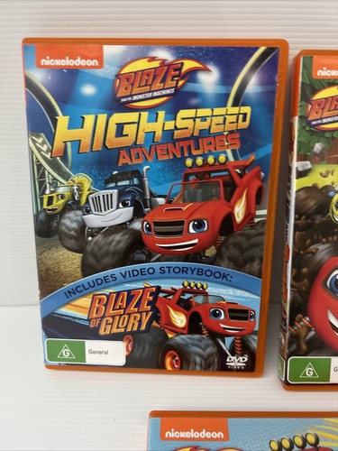 DVD Blaze Of Glory DVDs X 3 A Mini-Movie Rev Up And Roar High Speed Adventures - Picture 2 of 13
