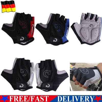 Unisex Fahrradhandschuhe Fahrrad Motorrad Sport Half Finger Handschuhe S- XL Grö