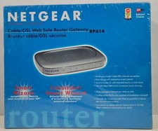 NETGEAR CABLE/DSL WEB SAFE ROUTER GATEWAY WITH 4-PORT 10/100 MBPS SWITCH RP614