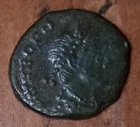 C1 THEODOSIUS I Theodosius THESSALONIKA Ae4 GLORIA REIPUBLIC Campgate RARE